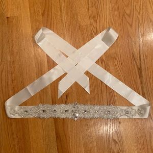 Wedding dress sash